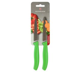  Набор ножей кухон. Victorinox Swiss Classic (6.7796.L4B) компл.:2шт салатовый блистер 