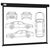 Экран Cactus CS-PSW-213X213-BK Wallscreen настенно-потолочный рулонный черный 