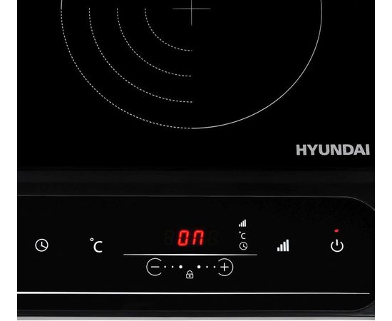  Индукционная плитка Hyundai HYC-0107 черный 