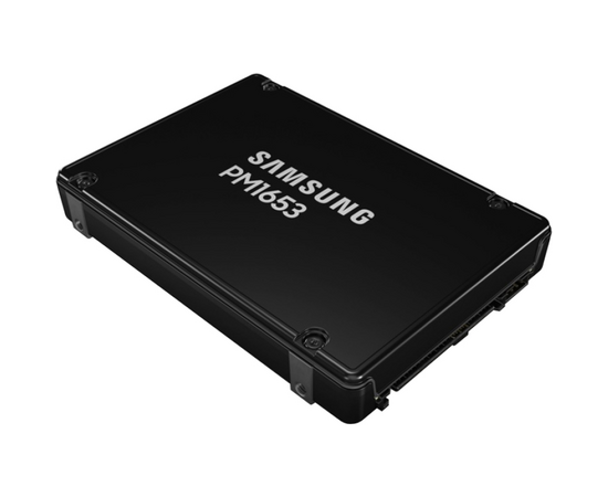  SSD Samsung PM1653 MZILG3T8HCLS-00A07 3840GB 2.5" 15mm, SAS 24Gb/s, 3D TLC, R/W 4200/up 3800MB/s 