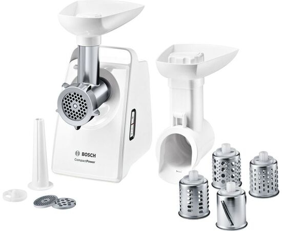  Мясорубка Bosch MFW3X14W белый 