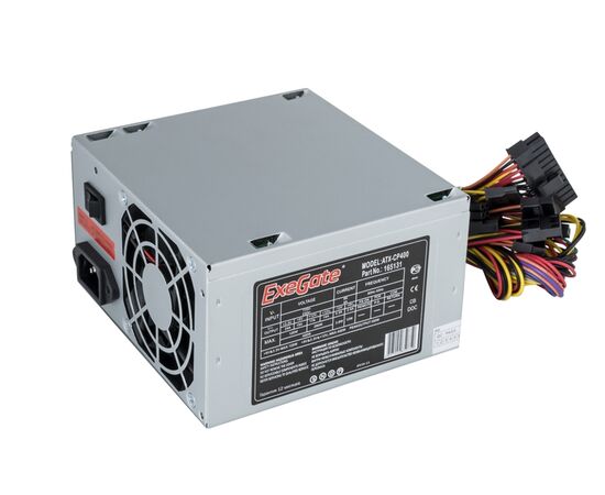  Блок питания Exegate EX165131RUS CP400, ATX, 8cm fan, 24+4pin, 3xSATA, 1xFDD, 2xIDE 