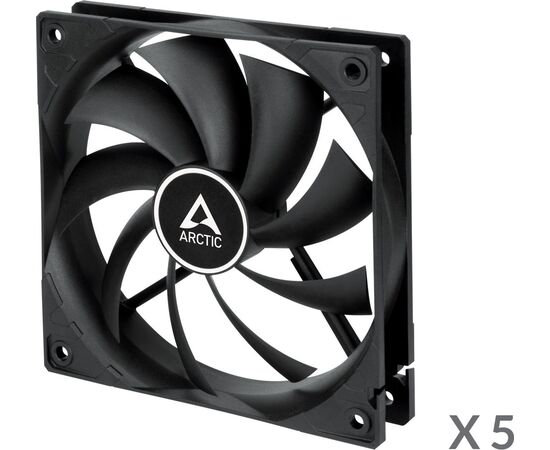 Вентилятор ARCTIC F12 Value pack Black (5pc) (ACFAN00248A) 