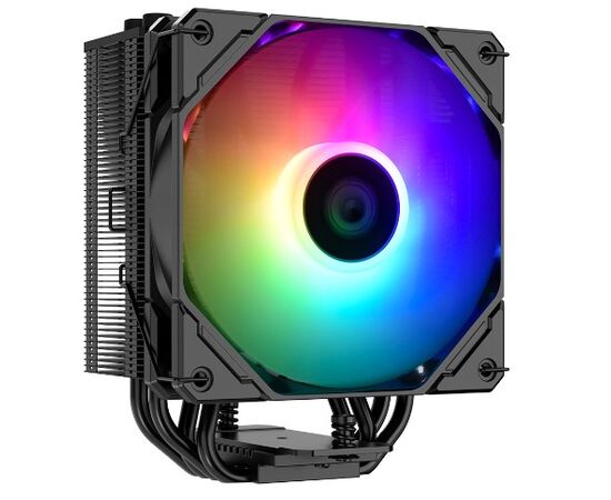  Кулер ID-COOLING SE-224-XTS ARGB LGA1700/1200/115X/AM5/AM4 (10шт/кор, TDP 7 220W, PWM, 4 тепл.трубки прямого контакта, ARGB FAN 120mm) RET 