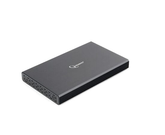  Корпус для HDD Gembird EE2-U3S-55, чёрный, 2.5", USB 3.0, SATA, алюминий 