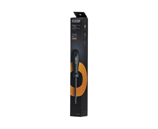  Шлицевая отвёртка Deli HT1106 Home Series 6x150мм, эксклюзивный дизайн, рукоятка из высококачественного софттач пластика 