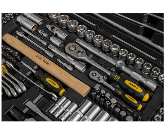  Набор инструментов BERGER BG131-1214 131 предмет 1/2" -1/4" 