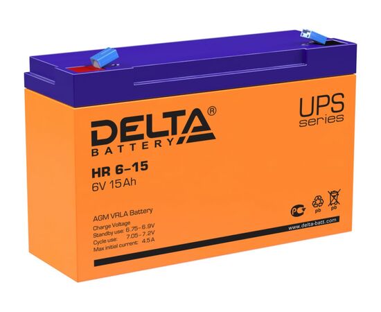 Батарея Delta HR 6-15 