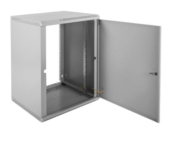  Шкаф коммутационный ЦМО ШРН-Э-15.650.1 серый 15U 600x650мм пер.дв.стал.лист несъемн.бок.пан. 