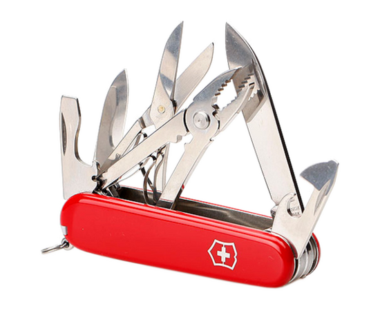  Нож перочинный Victorinox Deluxe Tinker (1.4723) 91мм 17функций красный карт.коробка 