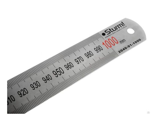  Линейка Sturm! 2040-01-1000 металлическая 1000мм 