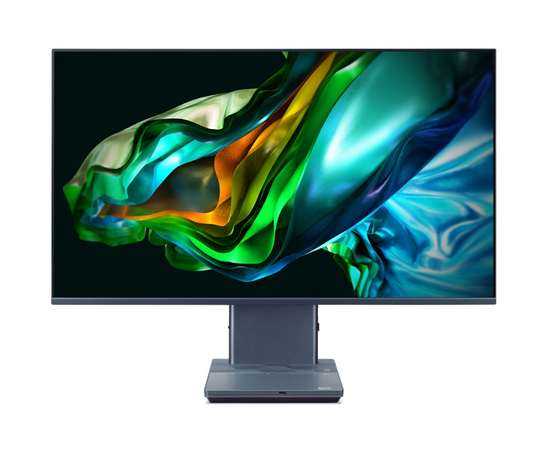  Моноблок Acer Aspire S32-1856 (DQ.BL6CD.001) 31.5" WQHD i7 1260P (1.5) 16Gb SSD512Gb Iris Xe CR noOS GbitEth WiFi BT 180W клавиатура мышь Cam серый 