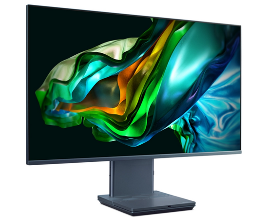  Моноблок Acer Aspire S32-1856 (DQ.BL6CD.001) 31.5" WQHD i7 1260P (1.5) 16Gb SSD512Gb Iris Xe CR noOS GbitEth WiFi BT 180W клавиатура мышь Cam серый 