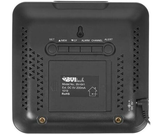  Метеостанция BVItech BV-641 черный 