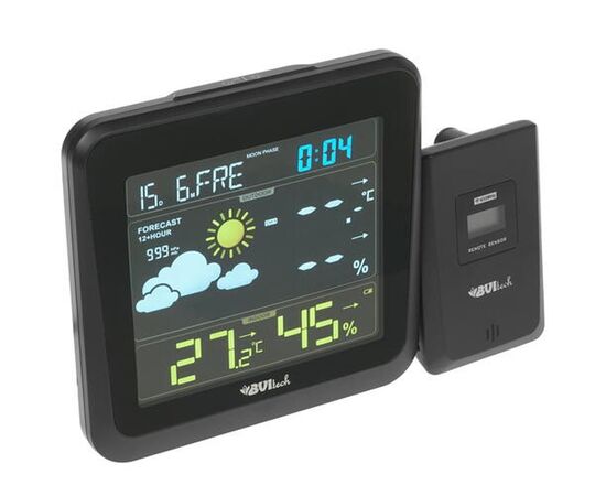  Метеостанция BVItech BV-641 черный 