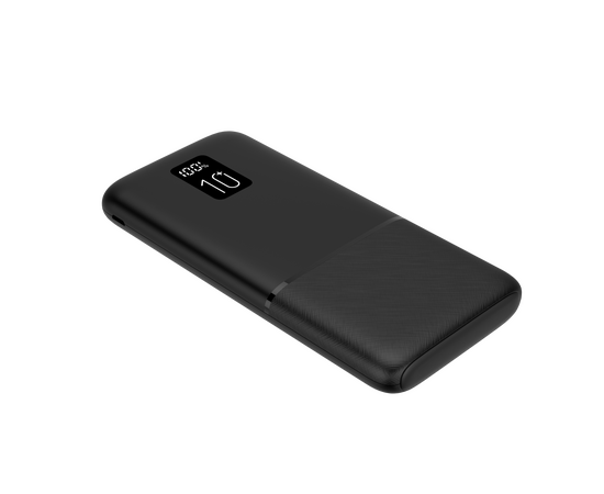  Повербанк  GOLF P10LCDPD/10000 mah/LED/PD + QC 3.0/Micro-USB/Type-C/2 USB/Выход: 5A, max 22.5W/ Черный 