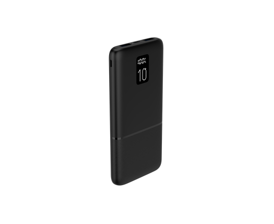  Повербанк  GOLF P10LCDPD/10000 mah/LED/PD + QC 3.0/Micro-USB/Type-C/2 USB/Выход: 5A, max 22.5W/ Черный 