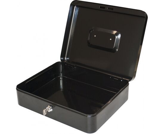  Ящик для денег Silwerhof 90x300x240 черный сталь 1.66кг 