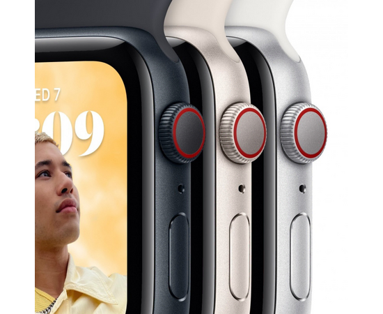  Apple Watch Series SE Gen 2 40 мм Starlight Aluminium Case, Starlight Sport Band (S/M) 