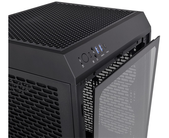  Корпус Thermaltake The Tower 200 (CA-1X9-00S1WN-00) черный без БП miniITX 11x120mm 5x140mm 2xUSB3.0 1xUSB3.1 audio bott PSU 